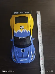 تجریه خرید ماشین بازی چه ژی مدل نیسان طرح GTR موزیکال دودزا کد CZ128ADT