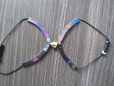 دستبند مدل مگنت لاو مجموعه 2 عددی