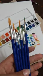 قلم مو گرد مدل Xin Bowen مجموعه 6 عددی