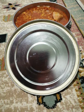 ظرف غذا سفری مدل سه تکه