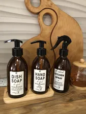 تجریه خرید مخزن مایع ظرفشویی مدل ALL NATURAL مجموعه دو عددی به همراه ظرف اسپری