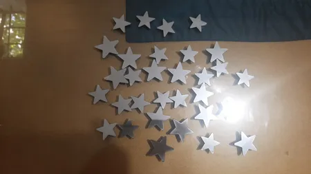 آینه فیلی طرح ستاره های سر گرد کد PG009