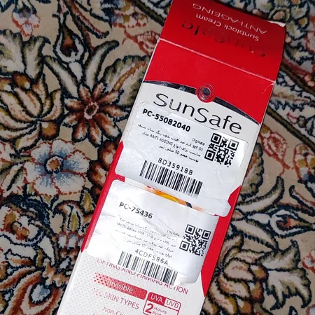 کرم ضدآفتاب و ضدچروک سان‌سیف، حجم 50 میلی‌لیتر