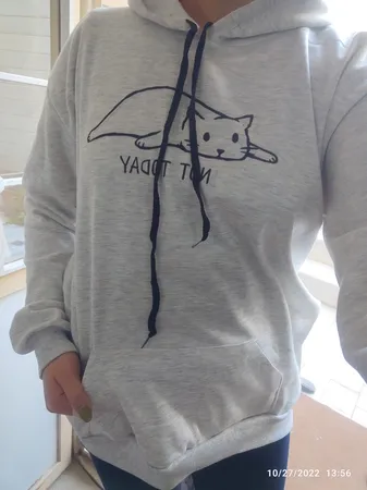 هودی زنانه طرح Not Today کد S361