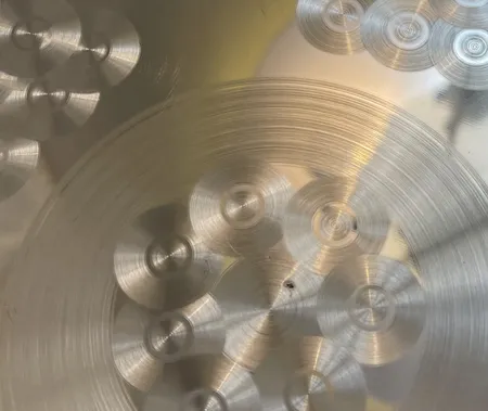 سینی استیل برکان بسته 4 عددی قطر 66 و 60 و 56 و 50 سانتی