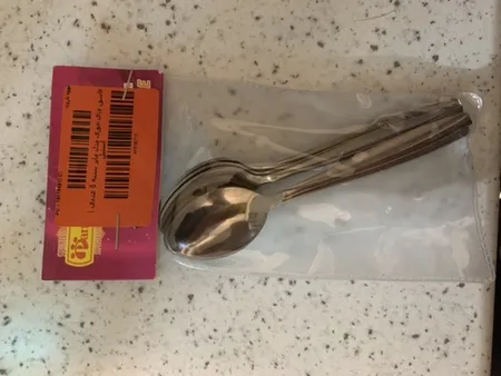 قاشق چای خوری مدل مایز بسته 6 عددی