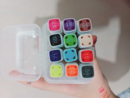 ماژیک علامت گذار کد 01 بسته 12 عددی