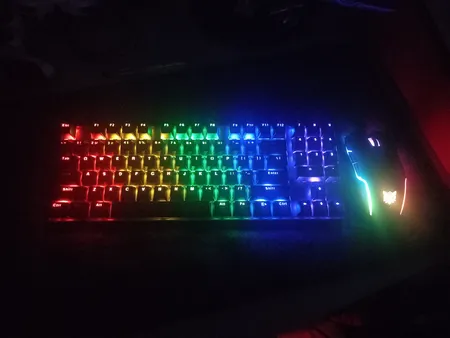 کیبورد و ماوس گیمینگ اونیکوما مدل G26+CW905 Tenkeyless LED RGB