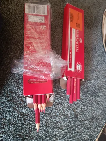 مداد قرمز فابر-کاستل بسته 12 عددی