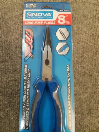 انبر دم باریک نووا مدل NTP-8009 سایز 8 اینچ