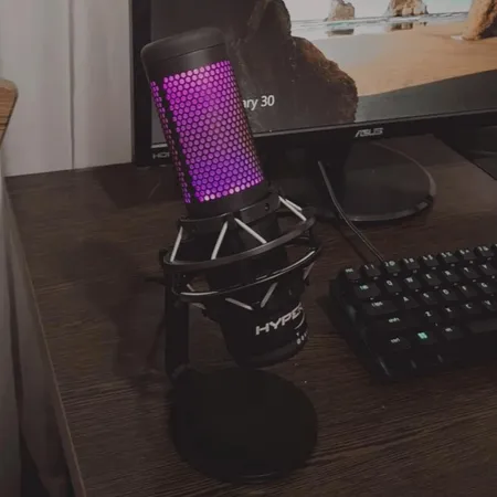 میکروفن رومیزی هایپرایکس مدل Quadcast S