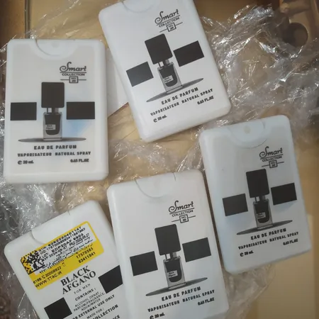 عطر جیبی مردانه اسمارت کالکشن مدل Black Afgano حجم 20 میلی لیتر مجموعه 5 عددی