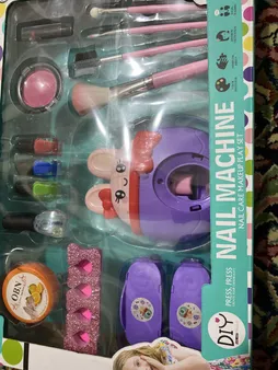 ست اسباب بازی لوازم آرایشی طرح خرگوش مدل استمپر ناخن