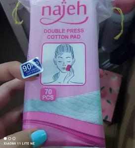 تجریه خرید پد پاک کننده آرایش صورت ناژه مدل پنبه‌ای کد 02 بسته 90 عددی