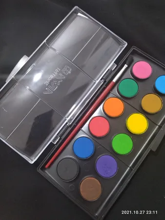 آبرنگ 12 رنگ آریا کد 2-5009