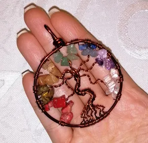 تجریه خرید آویز گردنبند زنانه مدل درخت زندگی کد 002