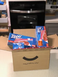 تجریه خرید کیسه زیپ دار زیپر دلاور مدل متوسط مجموعه 20 عددی
