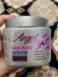 تجریه خرید ماسک مو انجل کرفت مدل فری سولفات کراتین حجم 500 میلی لیتر