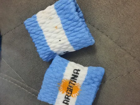 ست 6 تکه لباس ورزشی مدل مسی جام جهانی 2023 طرح آرژانتین