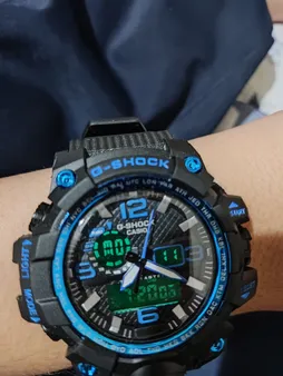 ساعت مچی عقربه ای بچگانه مدل اسپرت دو زمانه