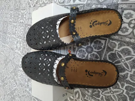 دمپایی زنانه شهپر مدل رویا کد Si-103-Bl