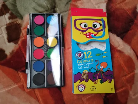 آبرنگ 12 رنگ آریا کد 2-5009