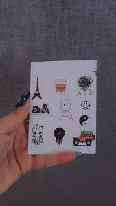 تجریه خرید استیکر لپ تاپ کد 1127 مجموعه 10 عددی