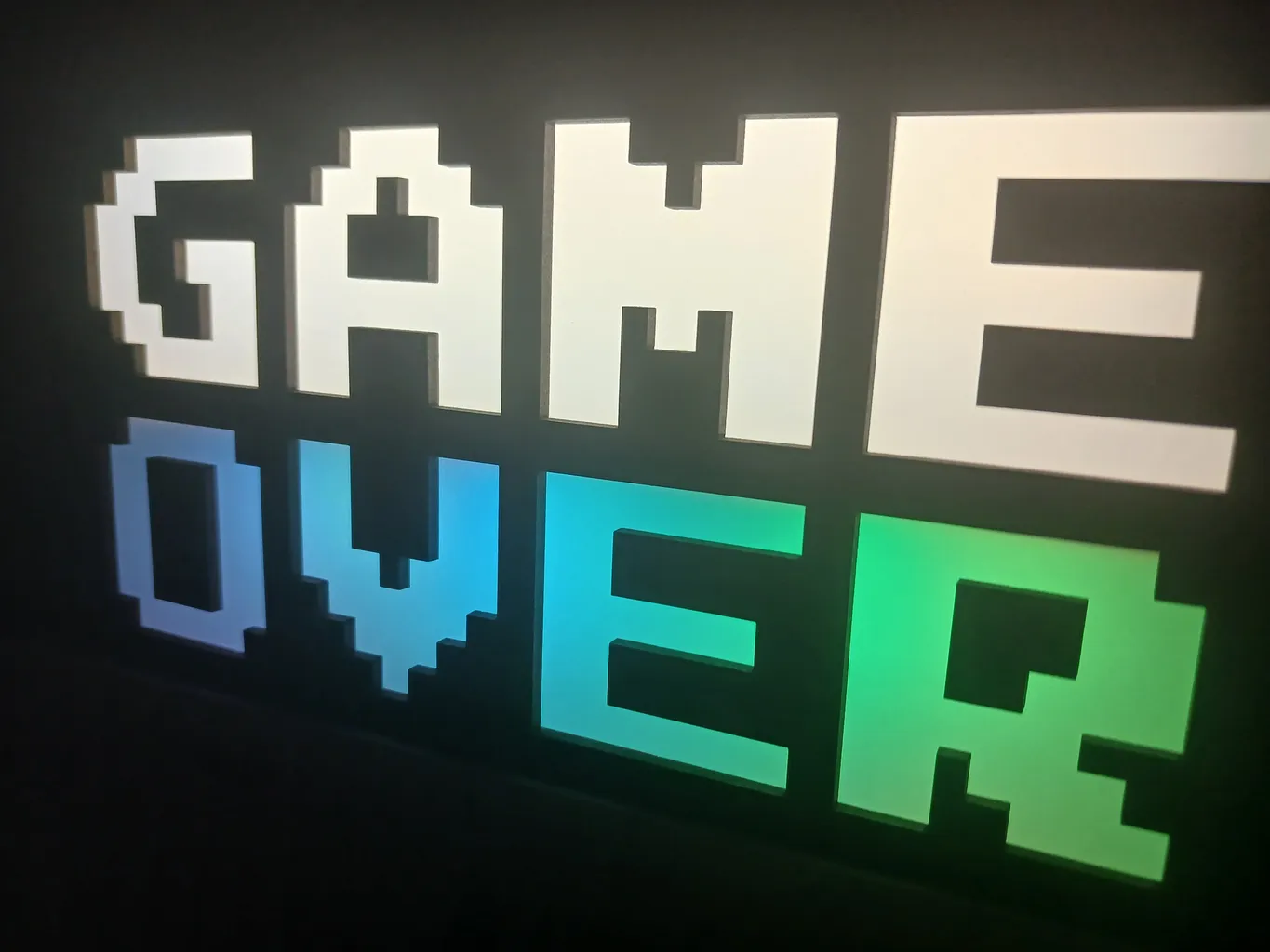 آیکون لایت طرح GAME OVER کد GAS-01
