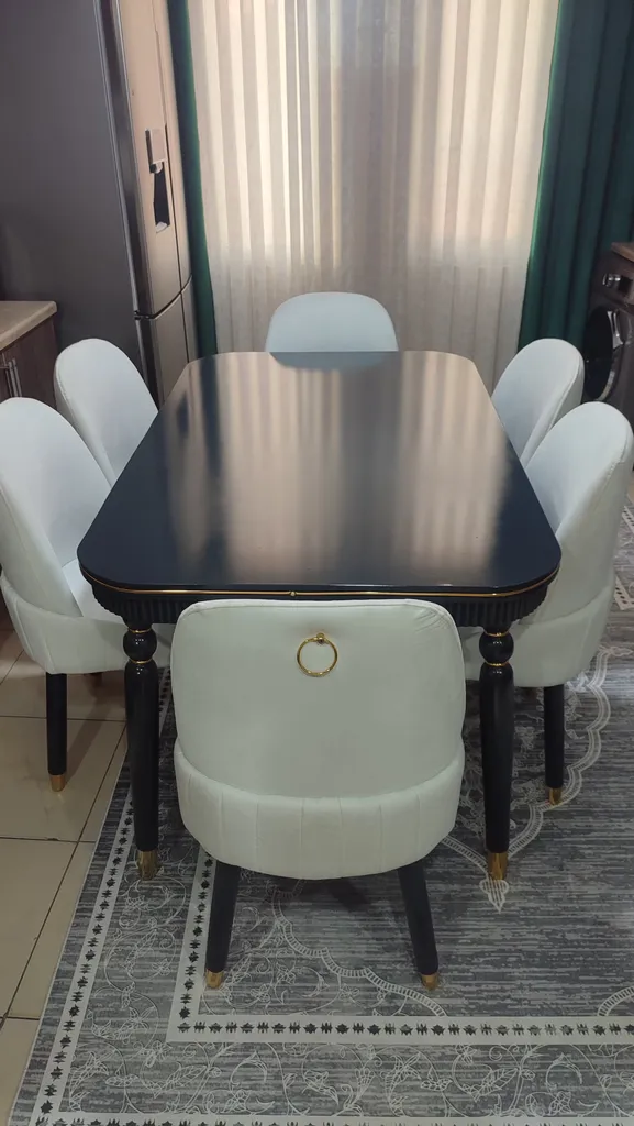 میز و صندلی ناهارخوری ۶ نفره فروشگاه مهراد مدرن کد ۶۰۰۹