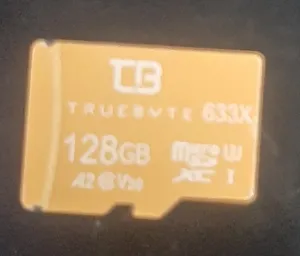 تجریه خرید کارت حافظه microSDXC تروبایت مدل A2-V30-633X کلاس 10 استاندارد UHS-I U3 سرعت 95MBps ظرفیت 128گیگابایت به همراه کارت خوان