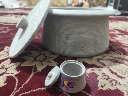 ظرف دیزی سنگی راه ابریشم با ظرفیت 8 نفر