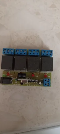 برد و ریموت 4 کانال مدل 433-MHZ