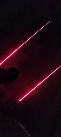 چراغ عقب دوچرخه مدل لیزری