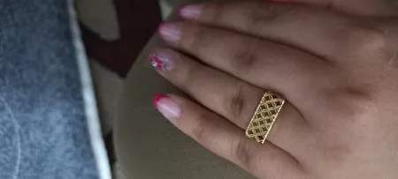 انگشتر طلا 18 عیار زنانه مدل 67128