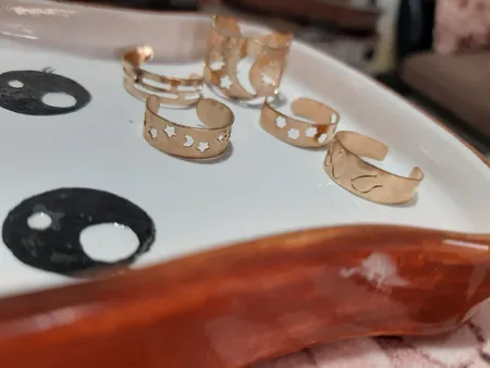 انگشتر زنانه کد Mhr-478 مجموعه 5 عددی