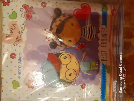 آلبوم عکس کودک مدل چسبی طرح دختر و پسر