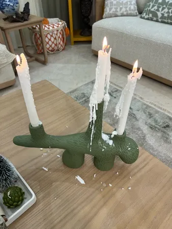 شمع مدل قلمی بسته 6 عددی