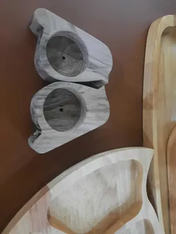 جاشمعی چوبی وودلندزون مدل پرنده بسته 2 عددی