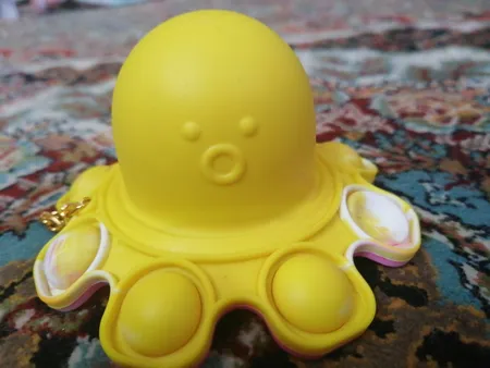 فیجت ضد استرس دنیای سرگرمی های کمیاب مدل پاپ ایت طرح اختاپوس مودی کد DSK-A153