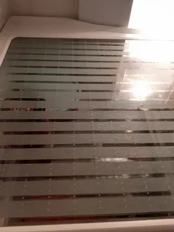 شیشه مات کن طرح کرکره ای کد 1012