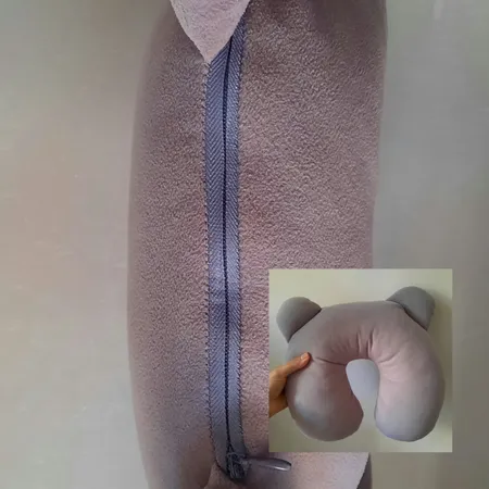 بالش دور گردنی دل لونا مدل خرس کد 06