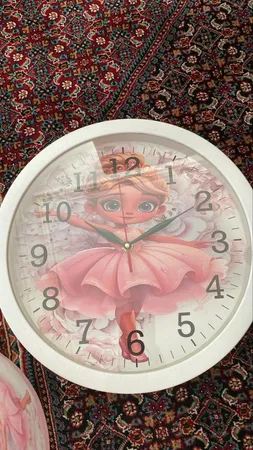 لوستر کودک مدل پرنسس کد 4030439 به همراه آباژور و لوستر و ساعت
