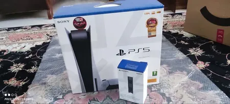 کنسول بازی سونی مدل PlayStation 5 ظرفیت 825 گیگابایت ریجن اروپا 1216A به همراه پایه شارژر