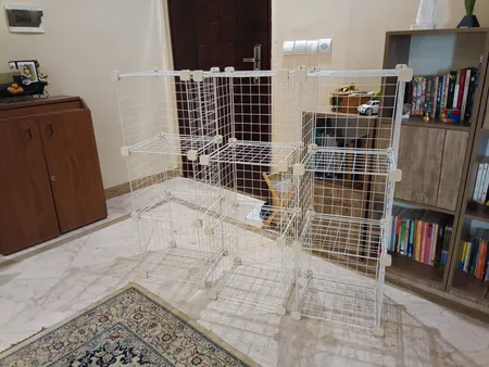 قفسه فلزی مدل NP_3F