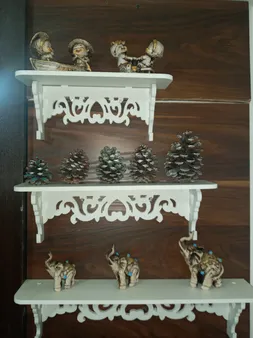 میوه تزیینی کاج مدل 121111مجموعه 5 عددی