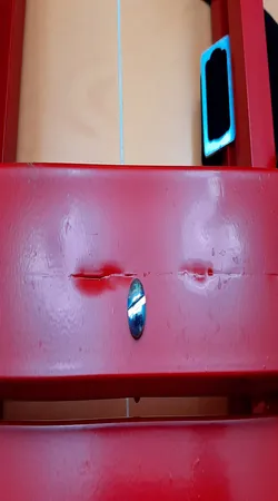 نردبان 14 پله ماندگار مدل صدف به همراه پایه تعادل