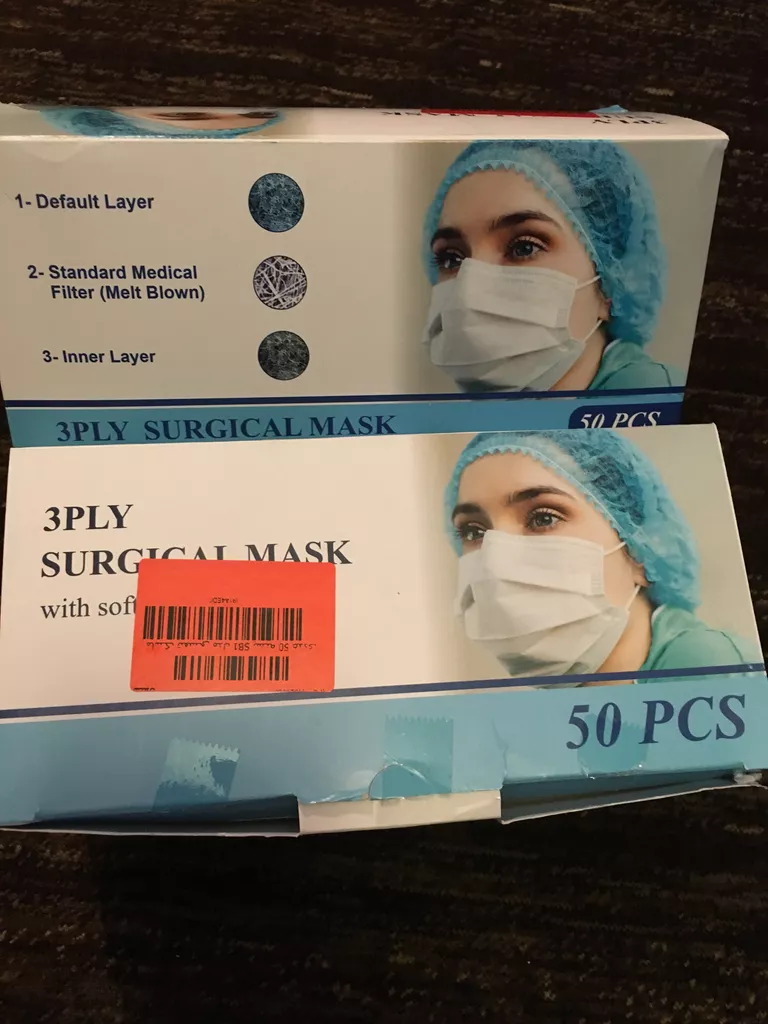 ماسک تنفسی مدل SB1 بسته 50 عددی