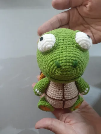 عروسک بافتنی مدل لاک پشت کد 01