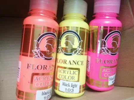 رنگ اکرولیک فلورانس کد 108 حجم 120 میلی لیتر