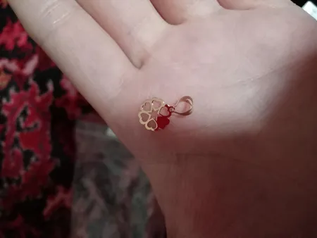 آویز گردنبند طلا 18 عیار زنانه مایا ماهک مدل MM1492 طرح قلب